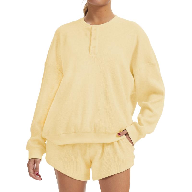 CozyEra™ Oversized Waffle Knit Lounge Set