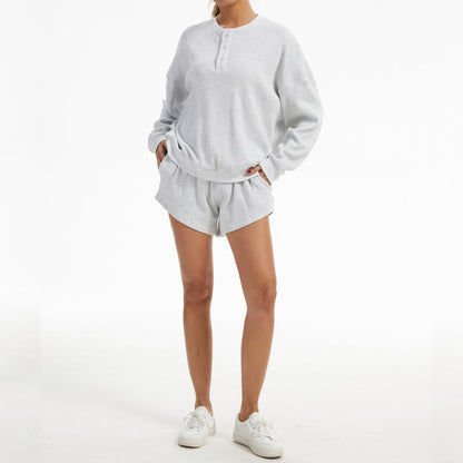 CozyEra™ Oversized Waffle Knit Lounge Set