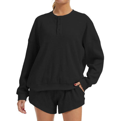 CozyEra™ Oversized Waffle Knit Lounge Set