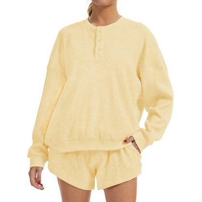 CozyEra™ Oversized Waffle Knit Lounge Set